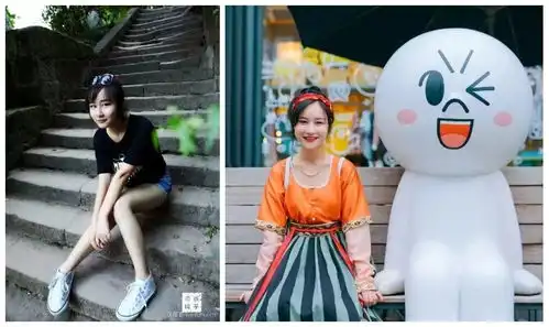  活动穿汉服前的我每张图都像表情包不如来参加汉服斗图大会