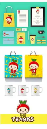  科学启智品牌卡通形象吉祥物设计微信表情gif设计茁茁猫原创设计
