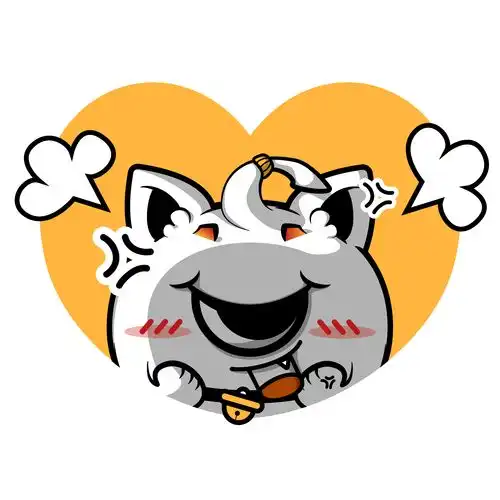  猫武士餐饮店ip设计表情包生气月饼luneip铺