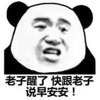  醒了表情包