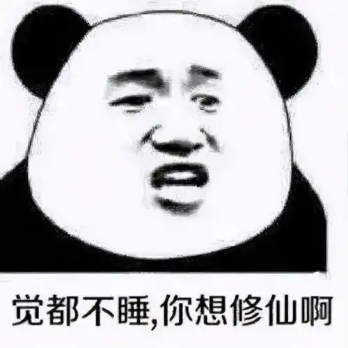  熊猫头表情包今年不想过了,请问老天可以退我一岁吗