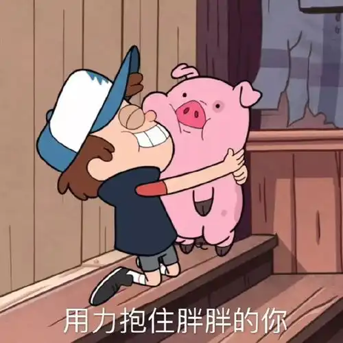 一把抱住表情包高高