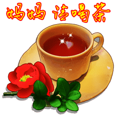  请你喝茶真人聊天动态表情图