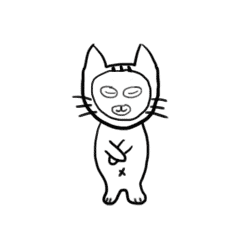  表情傻白喵