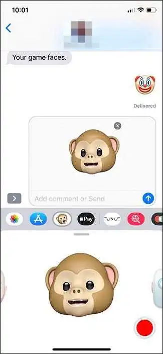  如何在iphonexxs和xr上使用动话表情