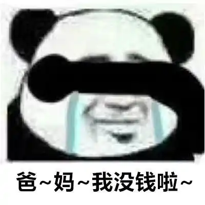  要红包的熊猫头表情包能给你可爱的小宝贝一点过年钱吗