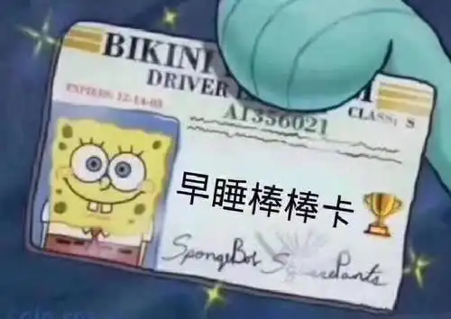 乖表情包的意思早睡