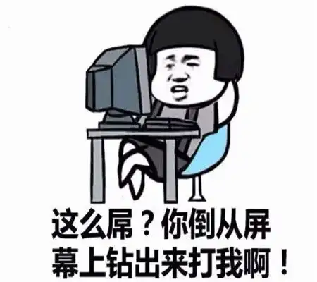  表情包斗图就这么厉害你倒是从屏幕上钻出来打我啊