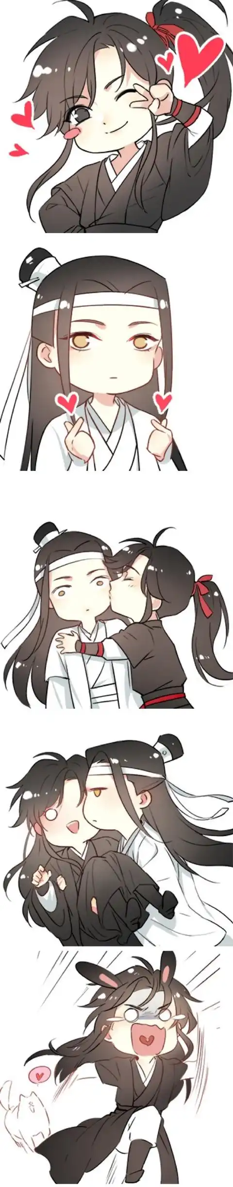  忘羡表情包及画集分享,魔道祖师迷妹们一定不要错过哦,爱了爱了