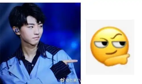  王俊凯撞脸表情包合集可爱的事物总是相似的