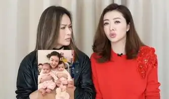  熊黛林成晒娃狂魔,双胞胎颜值差异都大,网友你更爱妹妹呀