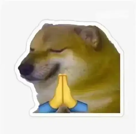  表情包蛤蟆狗柴犬cheems表情包