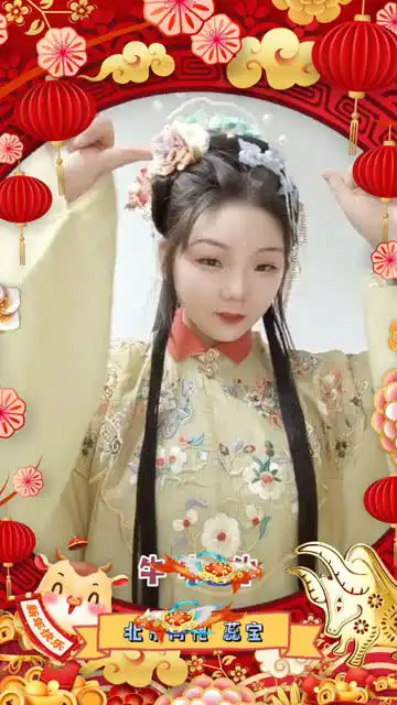  汉服tv同袍蕊宝发来新春祝福