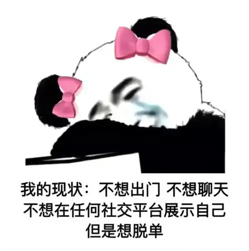  熊猫头表情包我的家庭条件根本支持不了我过冬