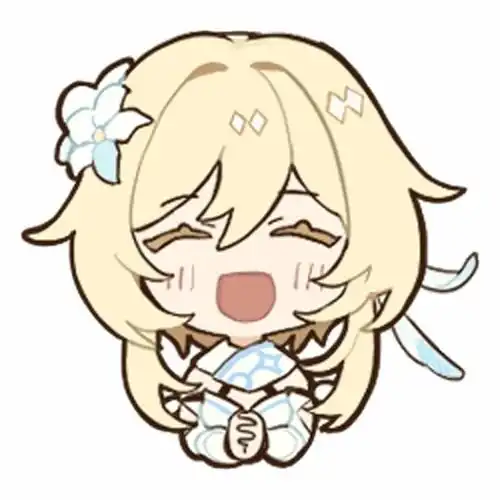  搬运原神表情包二创q版萌系高清
