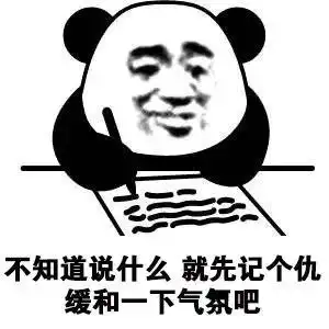  表情包小熊猫高清写日记记仇表情包