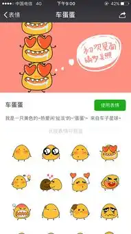  微信表情包车蛋蛋已上架