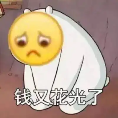 没钱了表情包