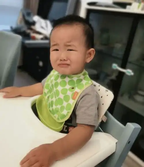  李艾晒儿子黑照难掩开心,小灯泡一脸幽怨五官挤成表情包,萌翻