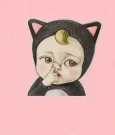  微信表情里有个戴耳朵小帽子的小孩叫什么