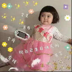  罗熙表情包生日快乐,今天你最美