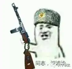  乌拉同志麻烦你苏维埃一点这挺波波沙拿去