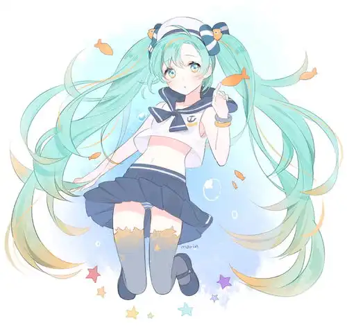  vocaloid高人气虚拟歌手图片欣赏23初音未来