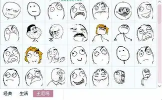  求暴走漫画人物表情