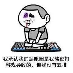  黑眼圈声明表情包合集