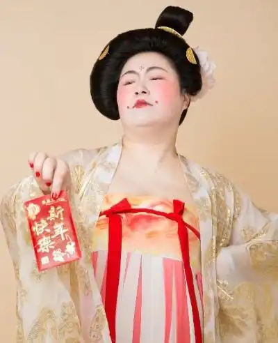  这个吃汤圆的唐朝胖仕女刷爆朋友圈哈哈哈哈,太可爱真人我们给找到了
