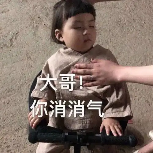  表情包大哥,你消消气