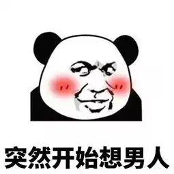  熊猫头撩人表情包