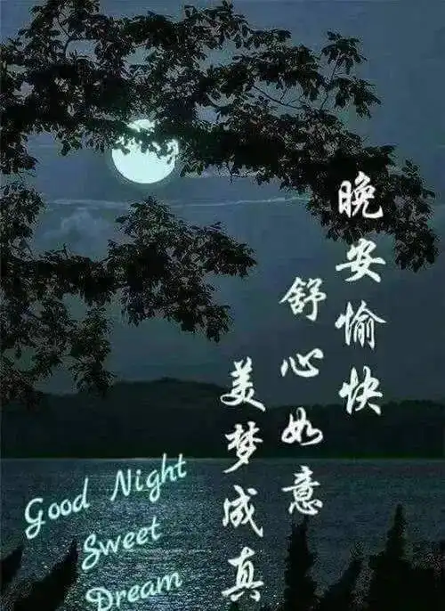  睡前群发晚上好问候动画表情图片朋友圈晚安问候语精选