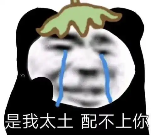  熊猫头表情包只要我把脸吃圆就没有人会看扁我